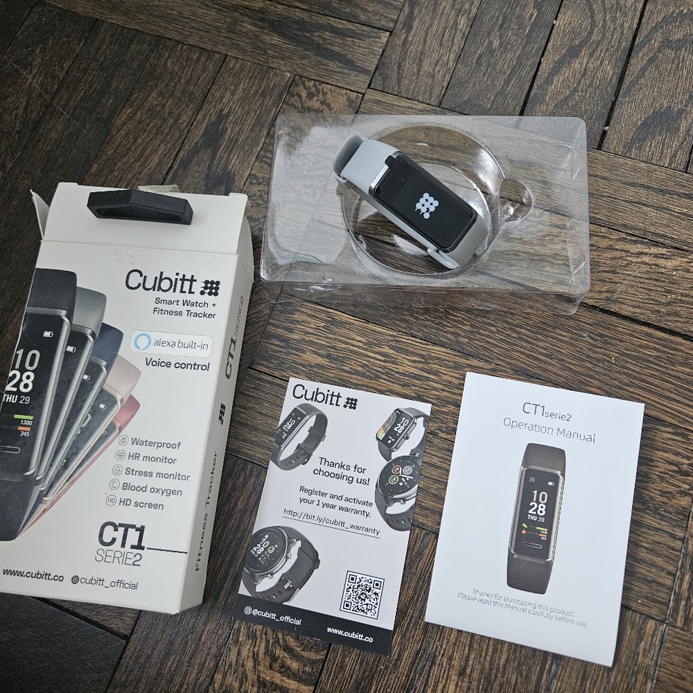 NEW. Cubitt CT1 Series 2 Smart Watch with Fitness Tracker
